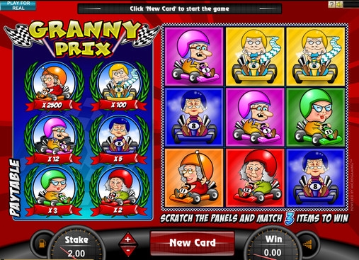 Granny Prix (Granny Prix) from category Scratch cards