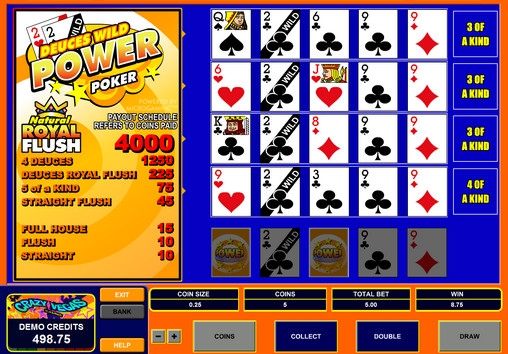 Deuces Wild Power Poker (Deuces Wild Power Poker) from category Video Poker