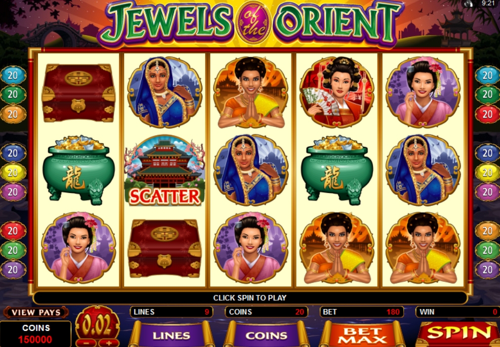 Jewels of the Orient (Treasures of the East) from category Slots