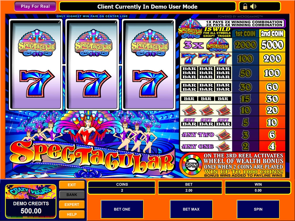 Spectacular Slots (Spectacular Slots) from category Slots