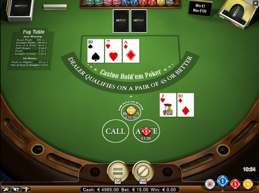 Casino Hold’em (Casino Hold’em) from category Poker