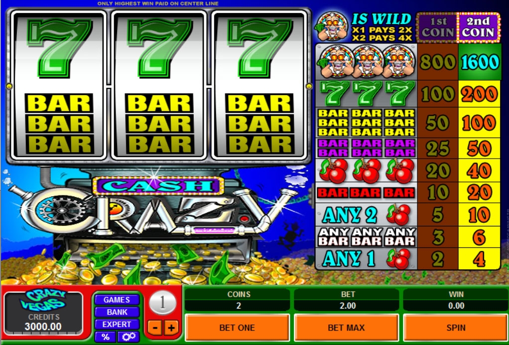 Cash Crazy (Mad Money) from category Slots