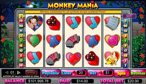 Monkey Mania (Monkey Mania) from category Slots
