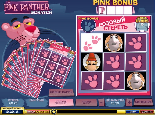 Pink Panther Scratch (Pink Panther Scratch) from category Scratch cards