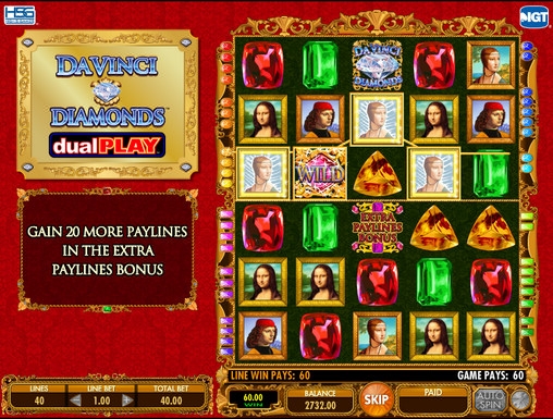 Da Vinci Diamonds – Dual Play  (Da Vinci Diamonds – Dual Play ) from category Slots