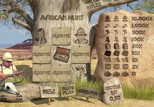 African Hunt (African Hunt) from category Scratch cards