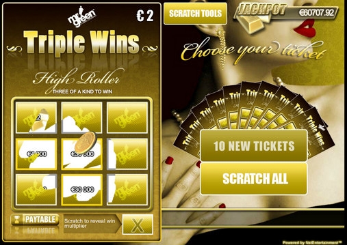 Triple Wins Jackpot (Trifecta jackpot) from category Scratch cards