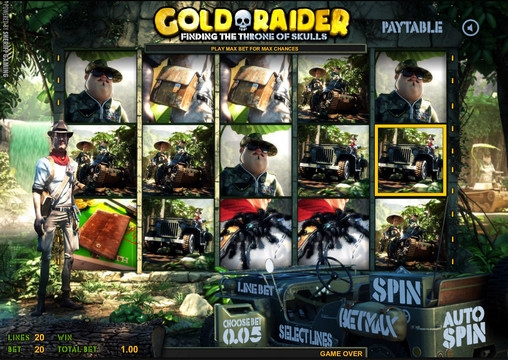 Gold Raider: Finding the Throne of Skulls (Gold Raider: Finding the Throne of Skulls) from category Slots