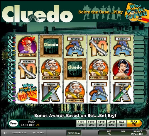 Cluedo (Cluedo) from category Slots