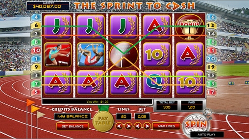 The Sprint to Cash (The Sprint to Cash) from category Slots