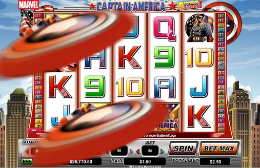 Captain America – Action Stacks (Captain America – Action Stacks) from category Slots