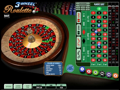 3 Wheel Roulette (Roulette with triple wheel) from category Roulette