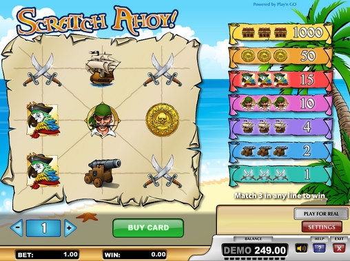 Scratch Ahoy! (Scratch Ahoy!) from category Scratch cards