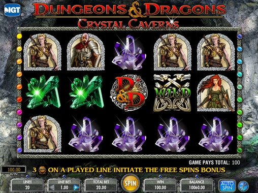 Dungeons & Dragons – Crystal Caverns (Dungeons & Dragons – Crystal Caverns) from category Slots