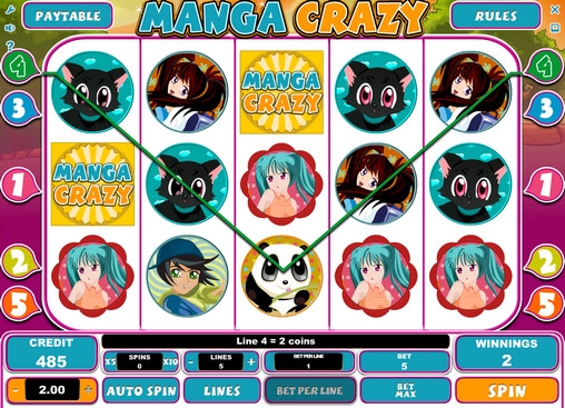 Manga Crazy (Manga Crazy) from category Slots