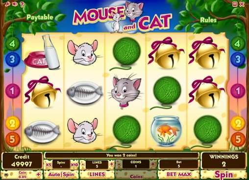Mouse and Cat (Mouse and Cat) from category Slots