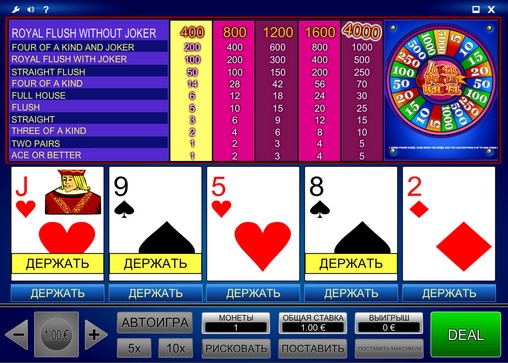 Joker Wheel Poker (Joker Wheel Poker) from category Video Poker