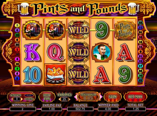 Pints and Pounds (Pints and Pounds) from category Slots