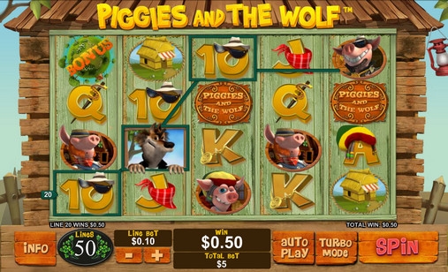 Piggies and the Wolf (Piggies and the Wolf) from category Slots