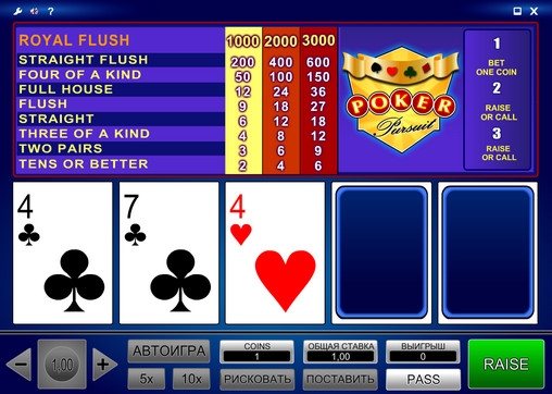 Poker Pursuit (Poker Pursuit) from category Video Poker