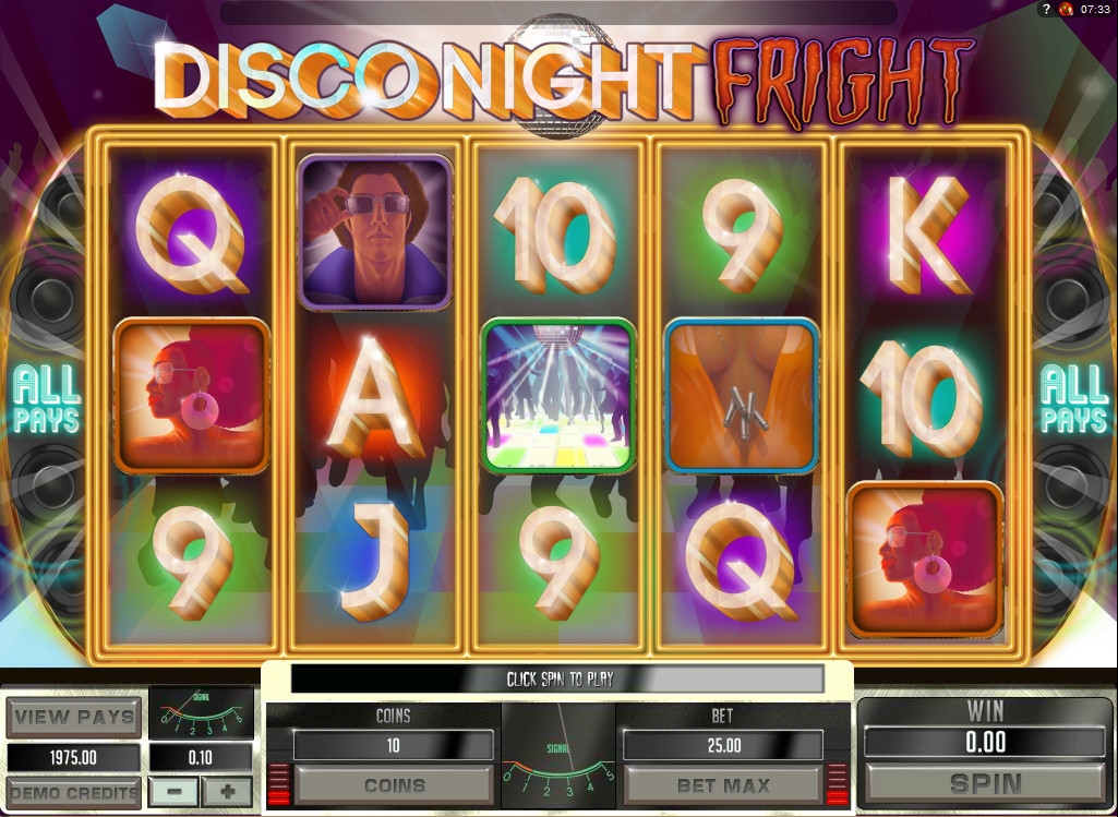 Disco Night Fright (Disco Night Fright) from category Slots