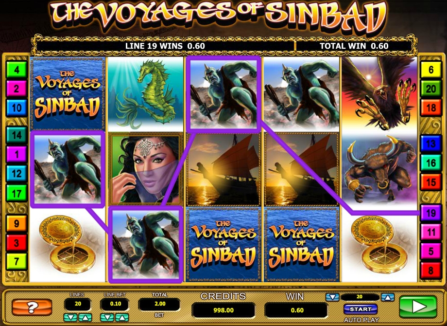 The Voyages of Sinbad (The Voyages of Sinbad) from category Slots
