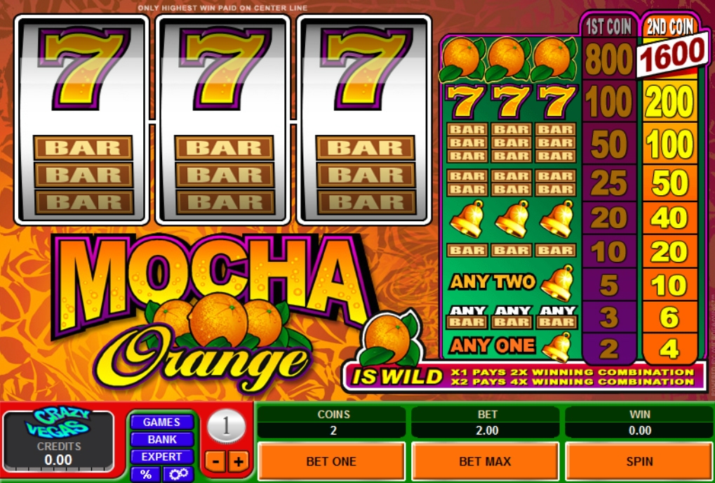 Mocha Orange (Mocha Orange) from category Slots