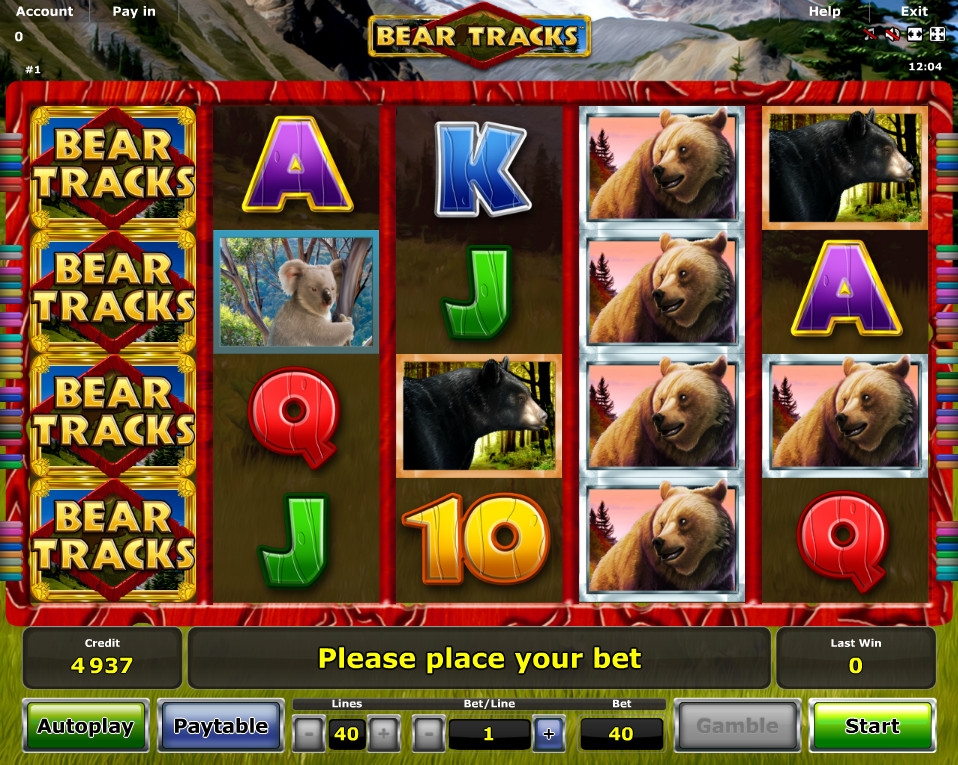 Bear Tracks (Bear Tracks) from category Slots