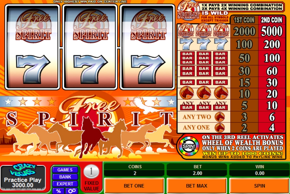 Free Spirit Wheel of Wealth (Free Spirit Wheel of Wealth) from category Slots