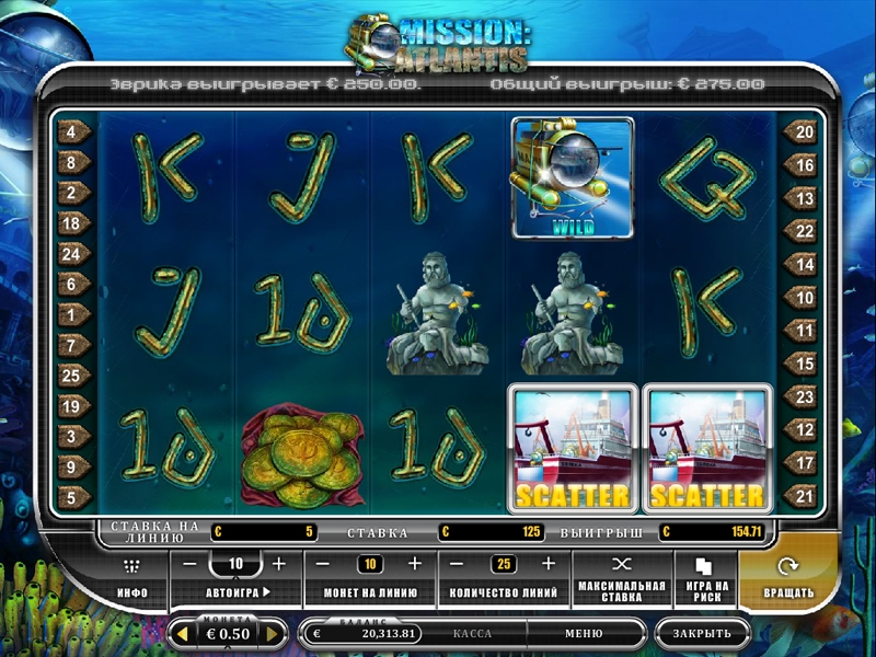 Mission Atlantis (Mission Atlantis) from category Slots