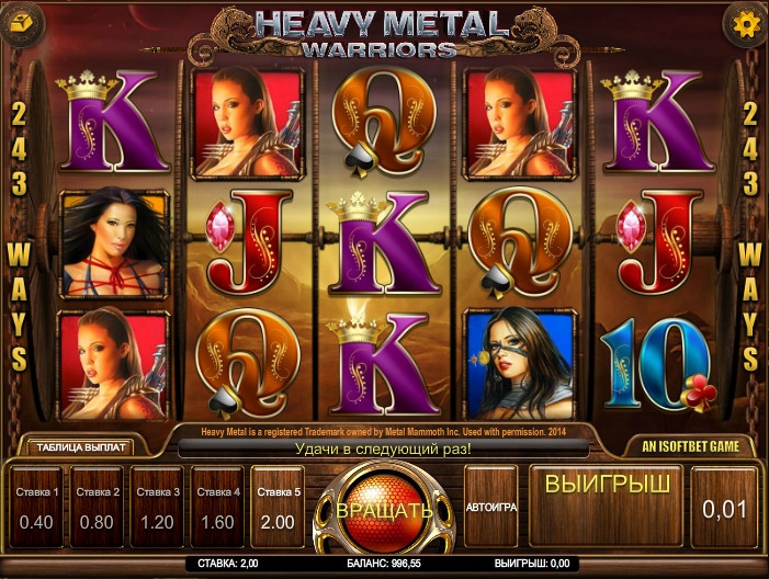 Heavy Metal: Warriors (Heavy Metal: Warriors) from category Slots