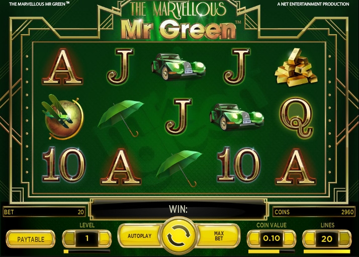 The Marvellous Mr Green (The Marvellous Mr Green) from category Slots