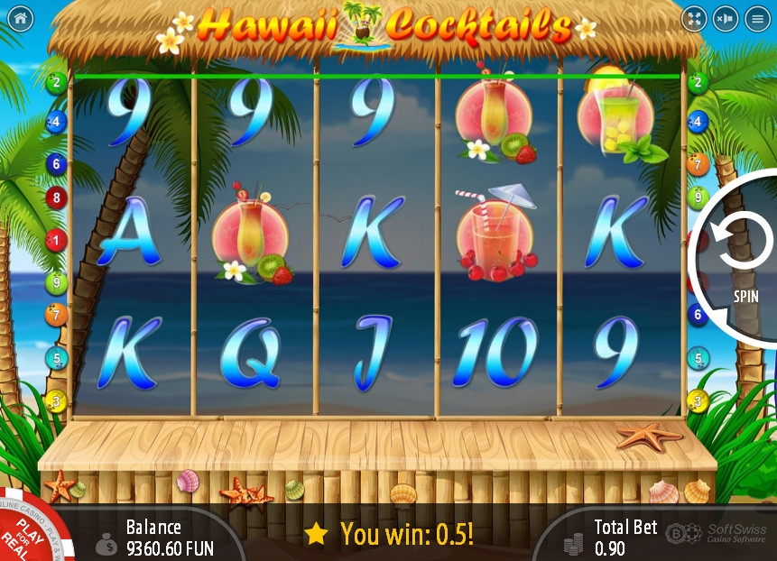 Hawaii Cocktails (Hawaii Cocktails) from category Slots