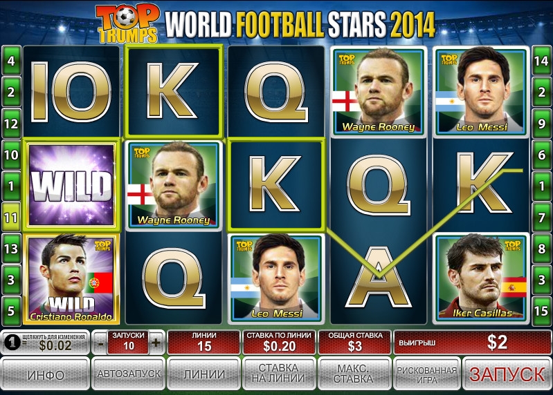 Top Trumps World Football Stars 2014 (Top Trumps World Football Stars 2014) from category Slots