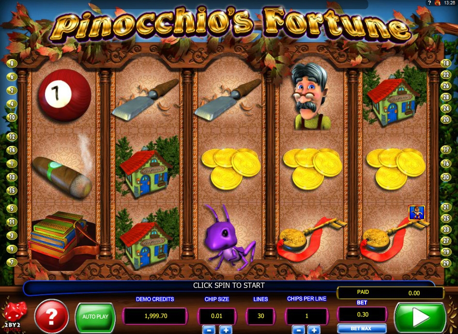 Pinocchio’s Fortune (Pinocchio’s Fortune) from category Slots