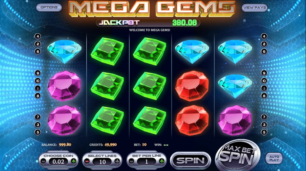 mega gems игровой автомат