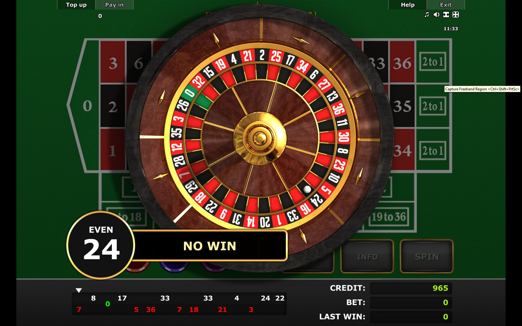 Roulette odds red