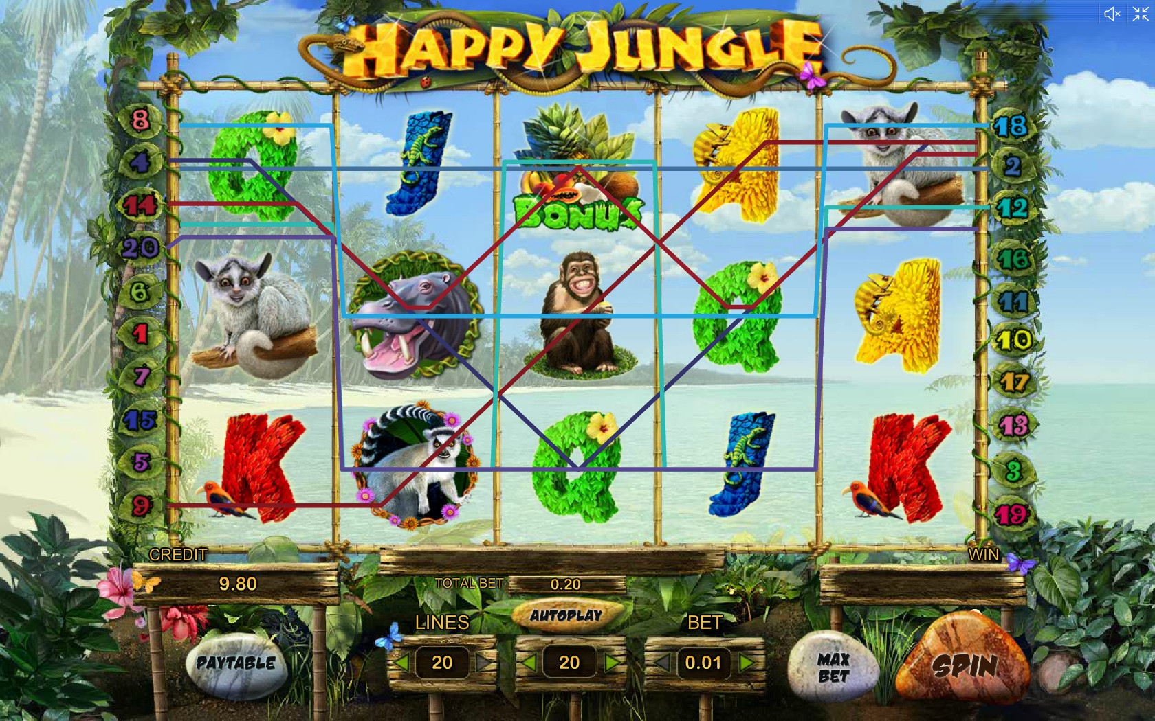 Happy Jungle (Happy Jungle) from category Slots