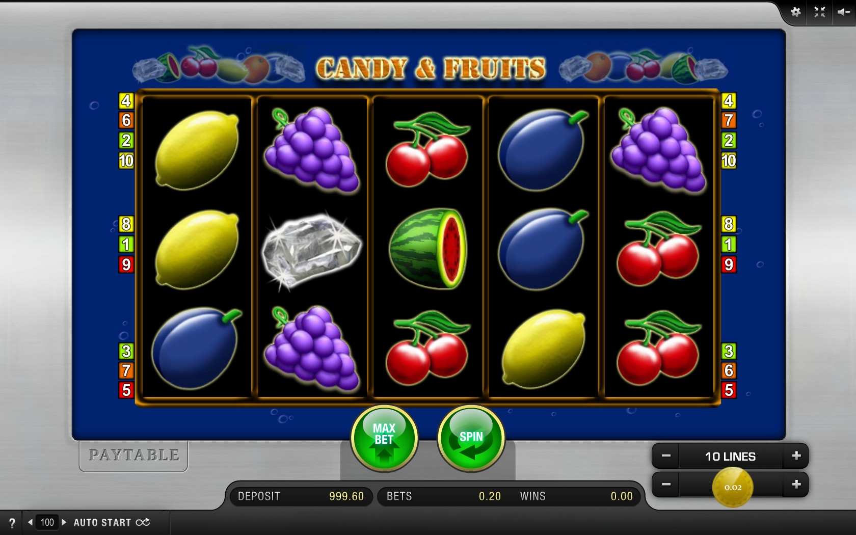 Candy & Fruits (Candy & Fruits) from category Slots