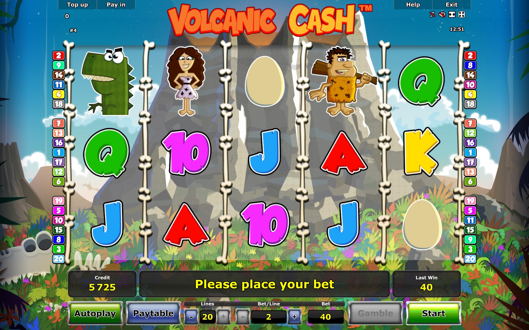 Volcanic Cash (Volcanic Cash) from category Slots