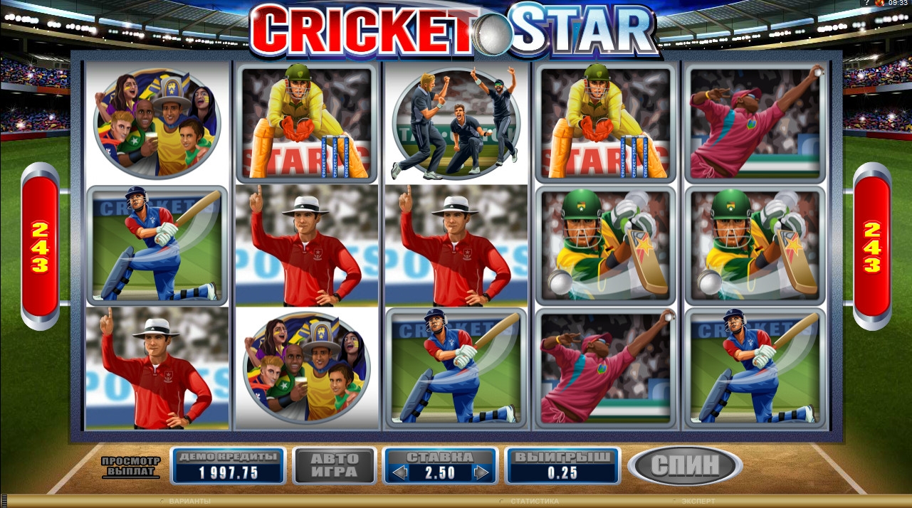 Cricket Star (Cricket Star) from category Slots