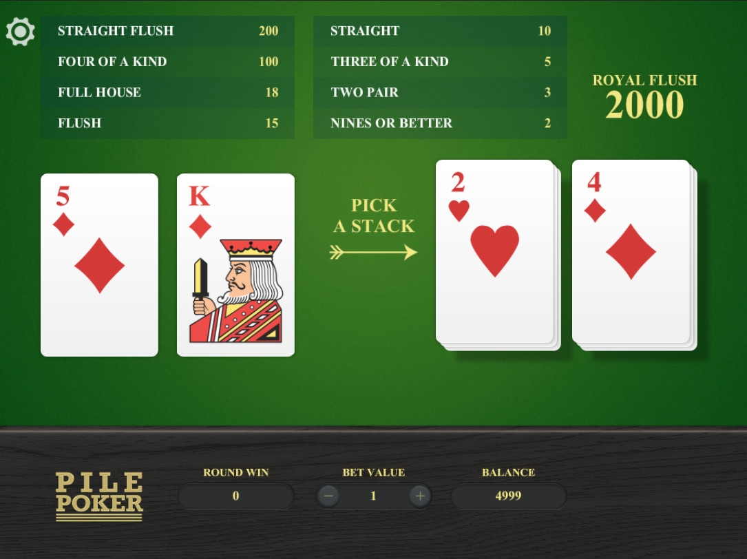 Pile Poker (Pile Poker) from category Video Poker