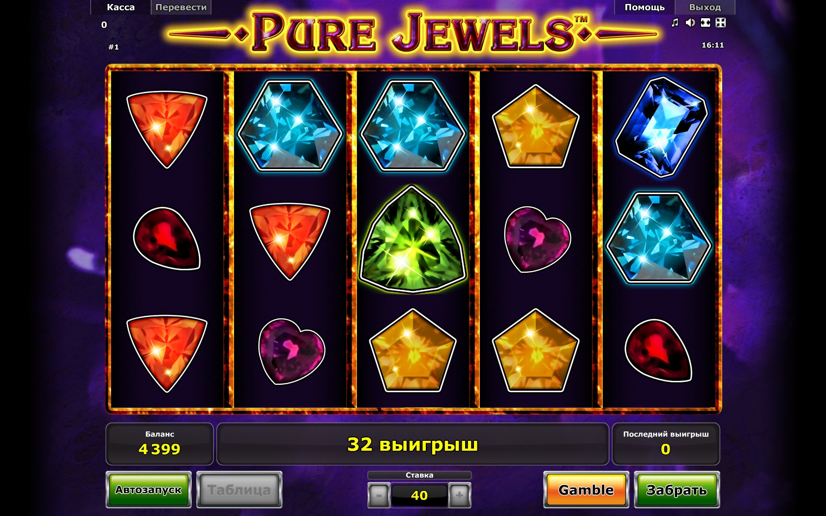 Pure Jewels (Pure Jewels) from category Slots