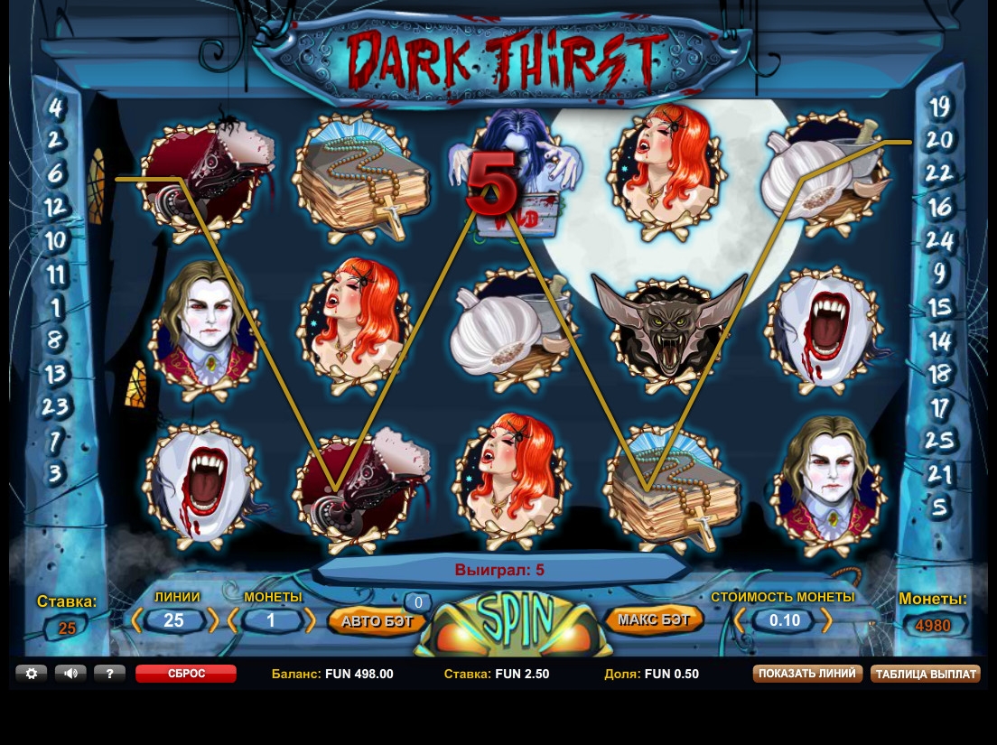 Dark Thirst (Dark Thirst) from category Slots
