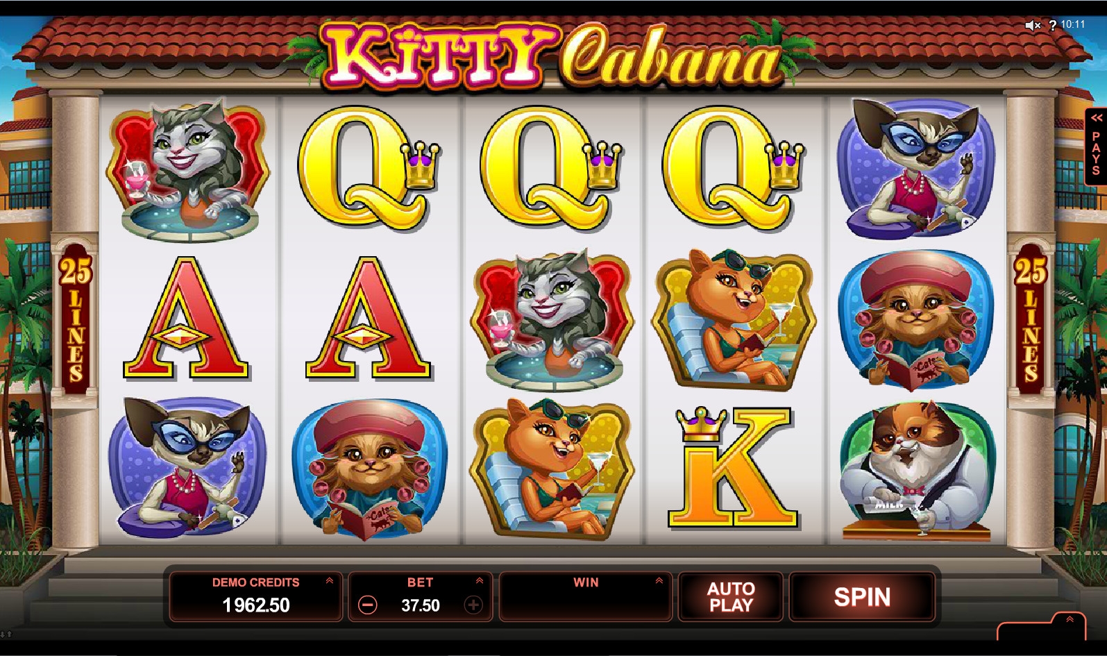 Kitty Cabana (Kitty Cabana) from category Slots