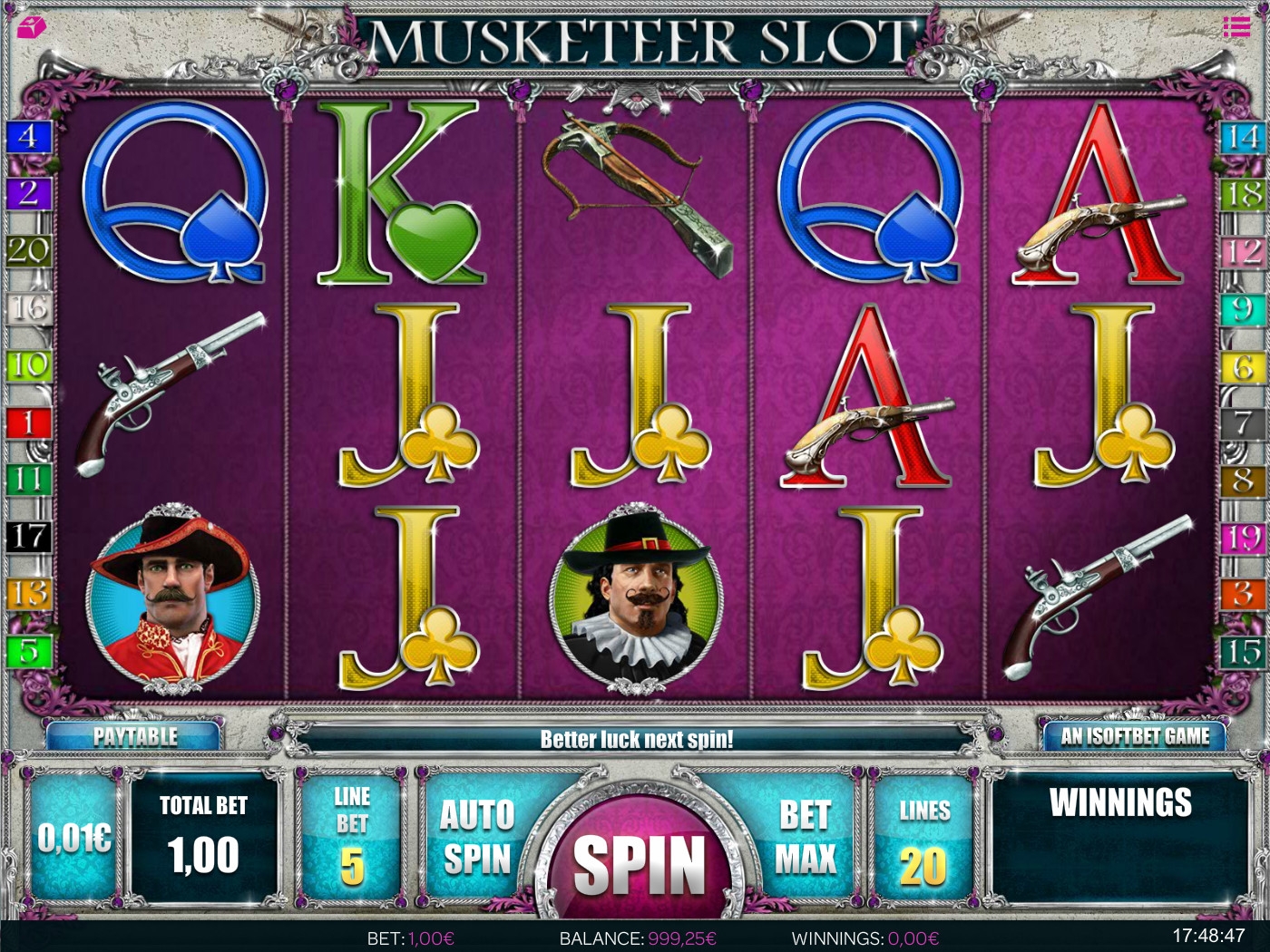 Musketeer Slot (Musketeer Slot) from category Slots