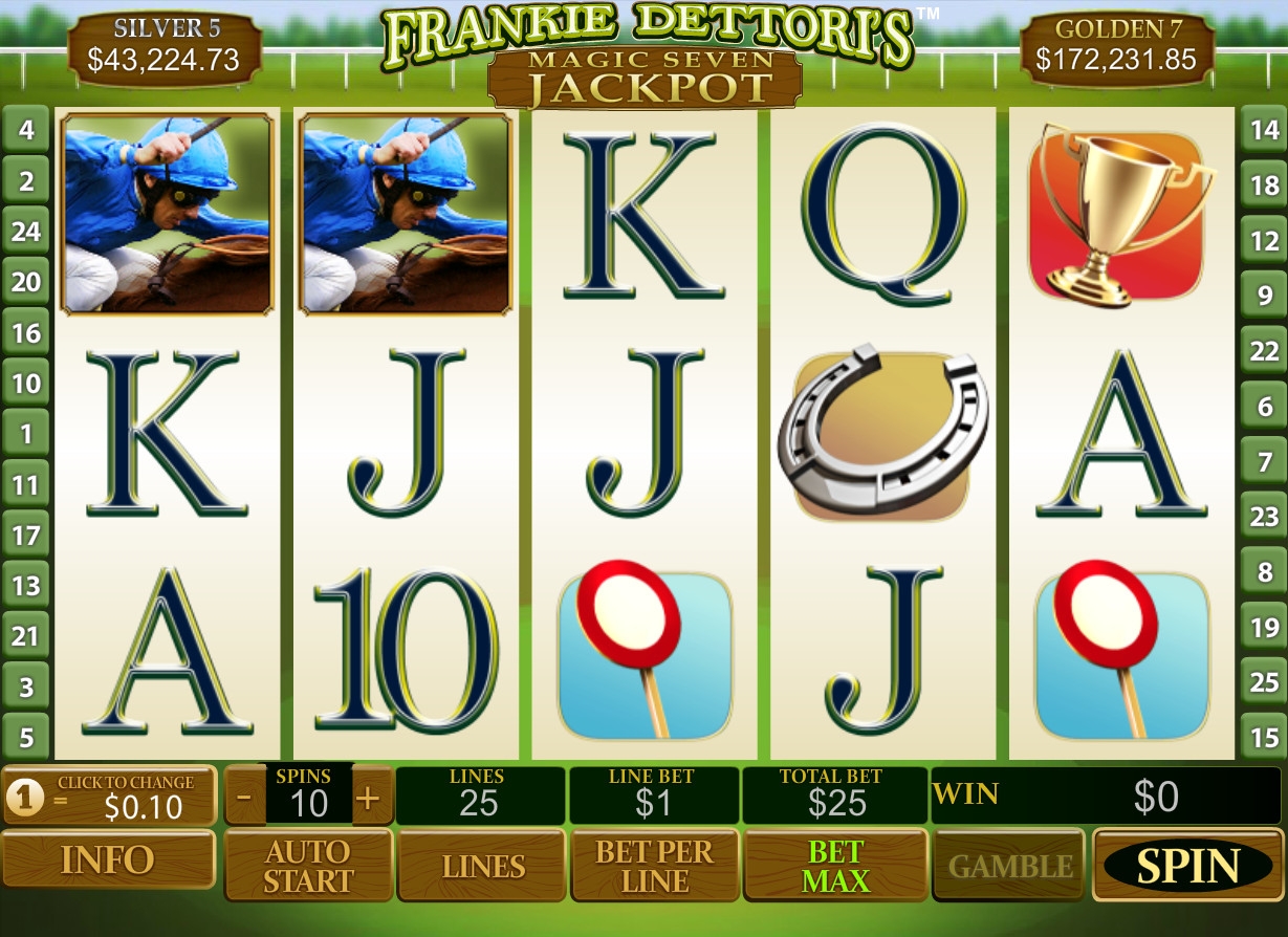 Frankie Dettori’s Magic Seven Jackpot (Frankie Dettori's Magic Seven Jackpot) from category Slots