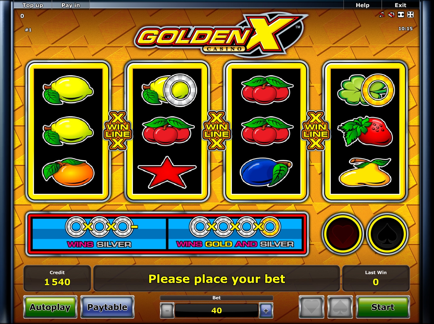 Golden X Casino (Golden X Casino) from category Slots