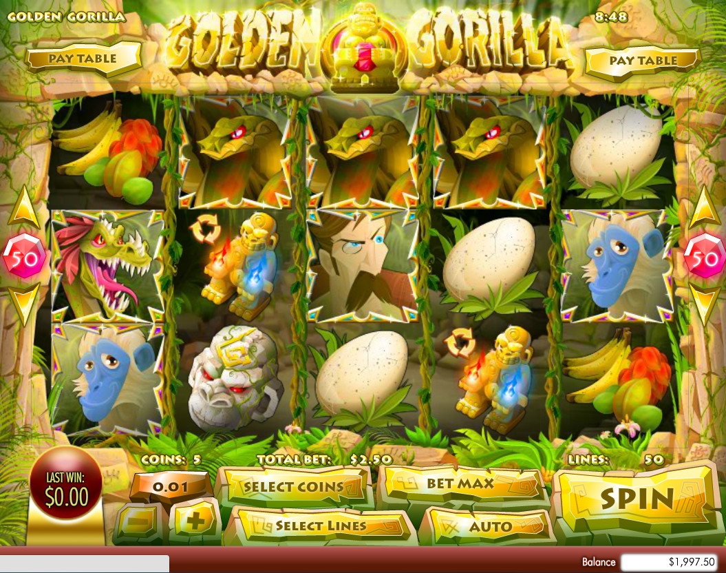 Golden Gorilla (Golden Gorilla) from category Slots