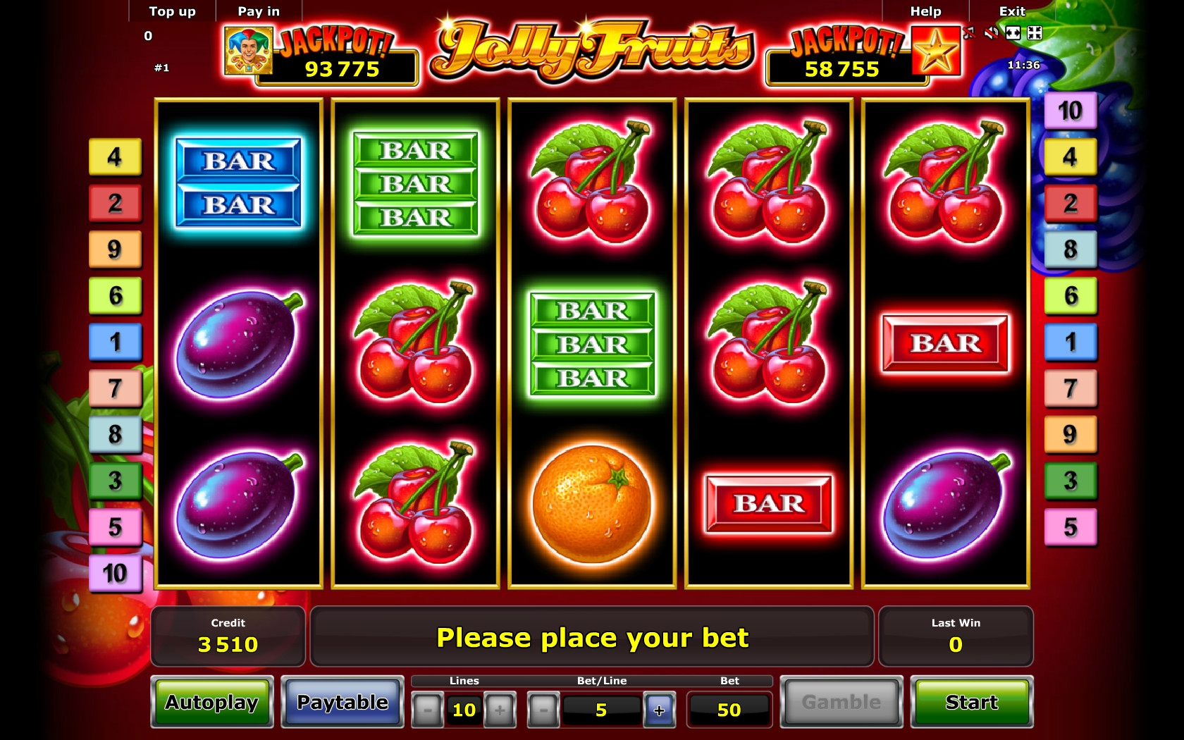 Jolly Fruits (Jolly Fruits) from category Slots